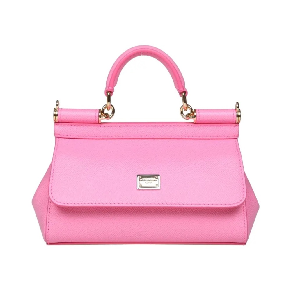 Dolce & Gabbana Small Pink Sicily Bag